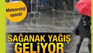 Yağış geliyor