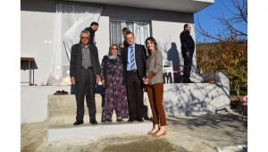 Kaymakam Yılmaz'dan şehit Bülent İlhan'ın ailesine ziyaret