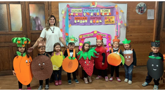 Minik Öğrencilerden Yerli Malı Haftası Kutlaması