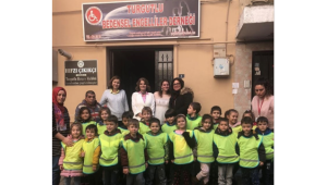 Sevgi Pınarım minikleri engellileri unutmadı