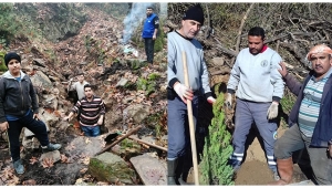 Yukarı Bozkırlı gençlerden örnek davranış