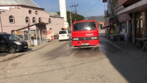 Deprem Bölgesinde Dezenfeksiyonlu Yıkama