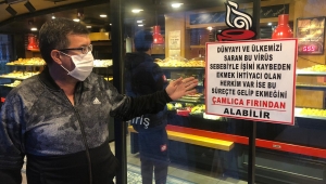 Fırın işletmecisinden ihtiyaç sahiplerine ücretsiz ekmek