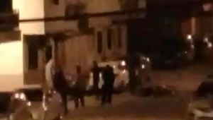 Motosiklet çalmak istediği iddia edilen kişi mahalleli tarafından yakalandı 