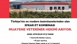 Efkar Et Kombinası Personel Arıyor