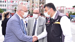 Başkan Ergün’den AFAD Çadırına Ziyaret