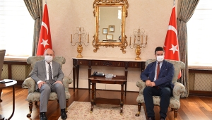 BMMYK Türkiye Temsilcisi Philippe Leclerc, Vali Yaşar Karadeniz'i ziyaret etti.