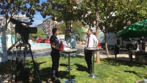 İnal, Canlı Yayında Yangınlara Dikkat Çekti