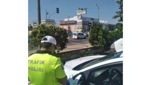Turgutlu’da ‘drone’ destekli trafik denetimi: 70 sürücüye ceza
