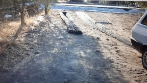 Demir hırsızlığına suç üstü