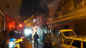 Bacadan çıkan kıvılcım yatağı tutuşturdu!