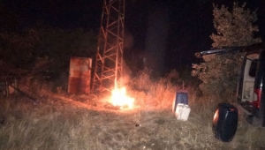 Elektrik Trafosu çalarken suçüstü yakalandılar