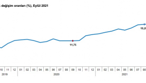 Tüketici fiyat endeksi (TÜFE) yıllık %19,58, aylık %1,25 arttı