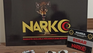 8 parça halinde 124,69 gram Reçine Esrar maddesi