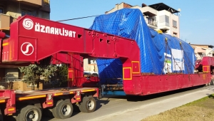 Dev jeneratör Turgutlu'dan böyle geçti 