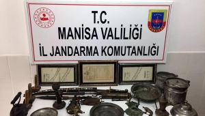 Evde Roma, Bizans ve Osmanlı dönemi eserler ele geçirildi