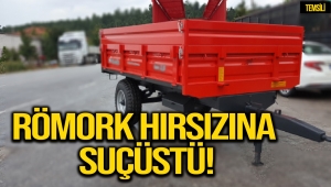 Römork hırsızlarına suçüstü!