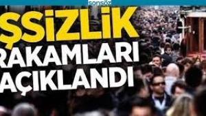 SON DAKİKA: İşsizlik rakamları açıklandı