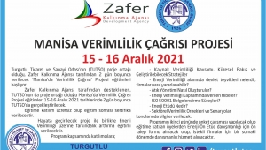 Verimlilik Çağrısı' Projesi eğitimleri başlıyor.