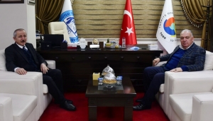 Et ve Süt Kurumu (ESK) Genel Müdürü TUTSO Başkanı Aydın’ı Ziyaret Etti