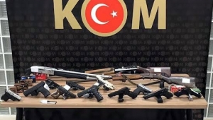 Manisa ve Denizli'de silah kaçakçılarına operasyon; 22 gözaltı