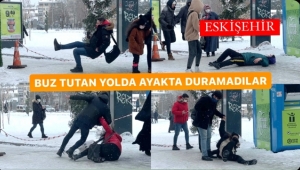 Buz Tutan Yolda Ayakta Duramadılar