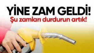 Motorine 80 kuruş zam daha!