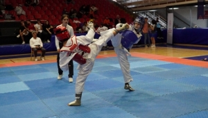Taekwondo Yıldızlar ve Gençler Manisa İl Birinciliği yapıldı