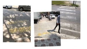 Yaya geçitlerinin deforme olan çizgileri tehlike arz ediyor