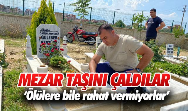 Sonunda bu da oldu! Mezar taşlarını çaldılar