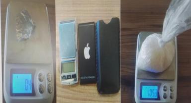 105,7 gram Metamfetamin maddesi ele geçti