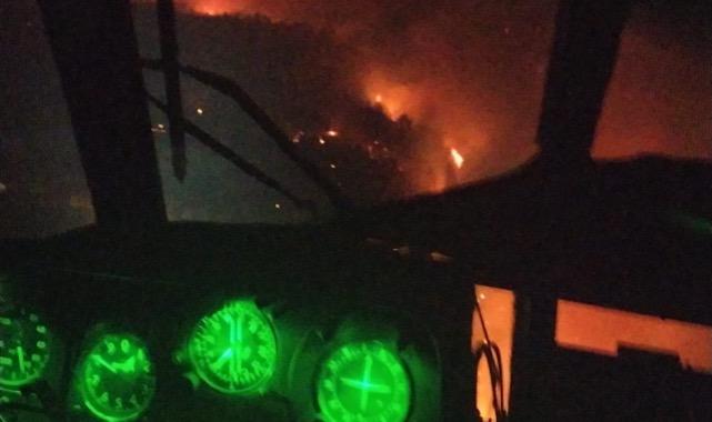 Gece helikopteri devrede