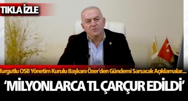 Başkan Hami Özer: Milyonlarca TL Çarçur Edilmiş