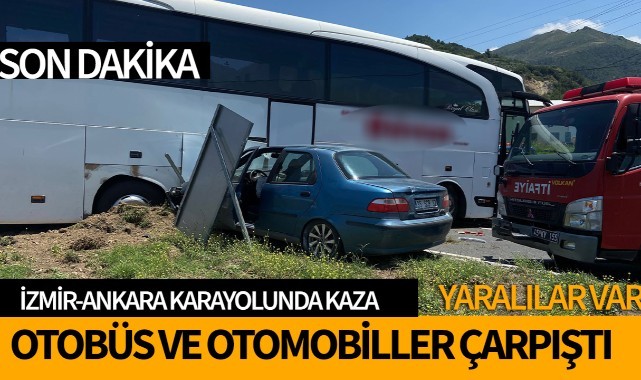 İzmir-Ankara Asfaltında Otobüsün Karıştığı Kaza: Yaralılar Var