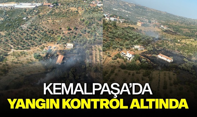 Turgutlu Sınırındaki Yangın Kontrol Altında