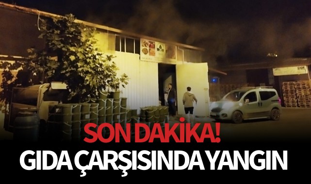 Gıda Çarşısında Yangın