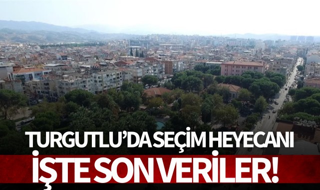 Turgutlu’da seçim heyecanı sürüyor: İşte son veriler
