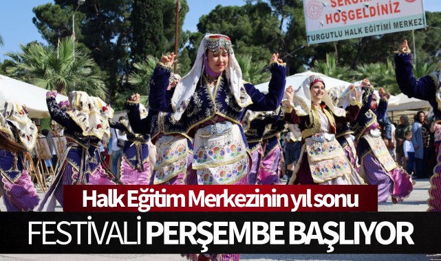 Halk Eğitim Merkezinin yıl sonu festivali perşembe başlıyor