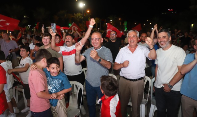 Turgutluda Milli Maç Heyecanı