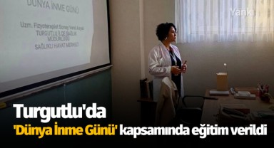 Turgutluda Dünya İnme Günü eğitimi verildi
