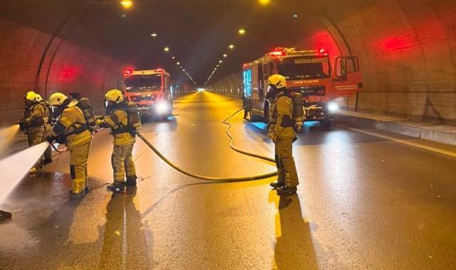 Selatin Tüneli’nde Yangın Tatbikatı