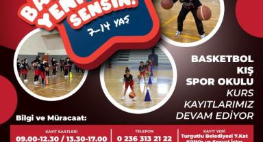 Basketbol kursu kayıtları ise tüm hızıyla devam etmekte.