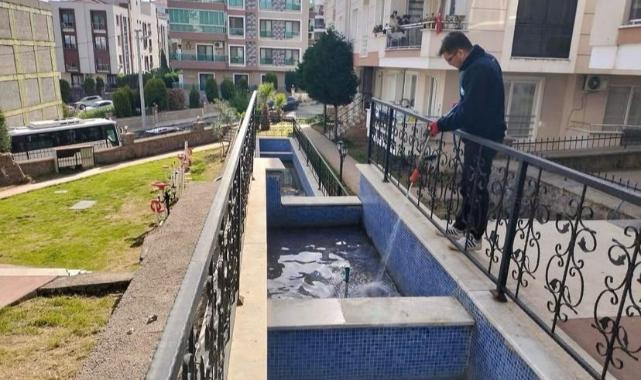 Ergenekon Mahallesi'nde İlaçlama Çalışmaları