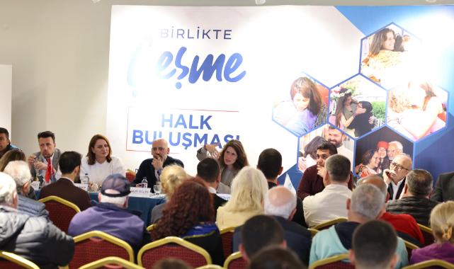 Başkan Denizli, Halk Buluşması’nda Alaçatılı vatandaşlarla buluştu