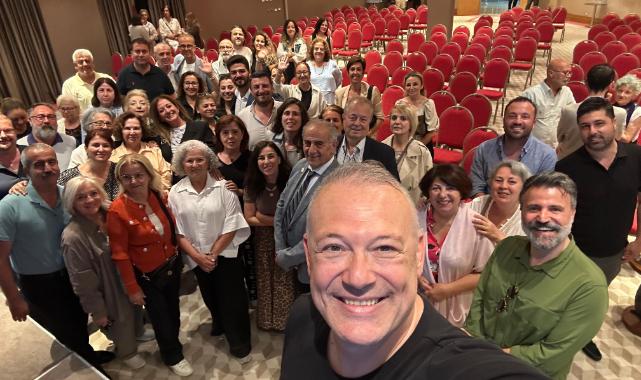 Levent Üzümcü, Çeşmelilerle buluştu: “Sanat ve Hayata Dair Dolu Dolu Bir Sohbet