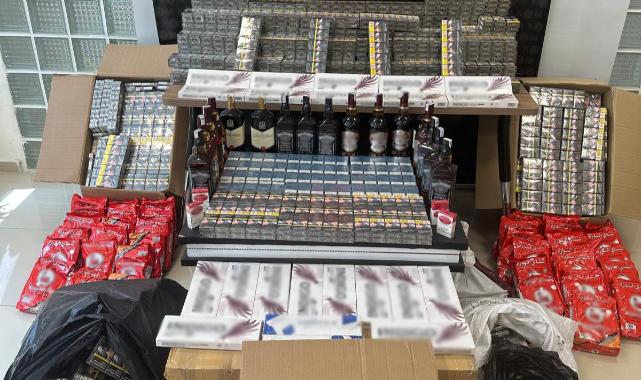 4.595 paket gümrük kaçağı sigara