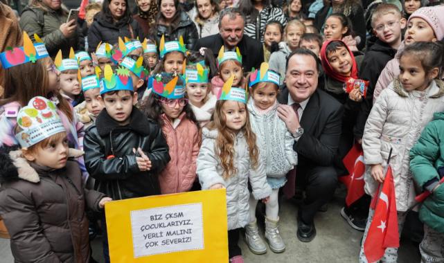 Manisalı Çocuklar Yerli Malı Haftası’nı Kutladı