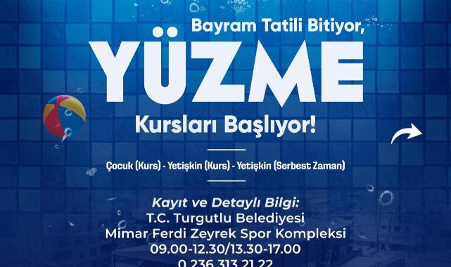 Turgutlu’da Yüzme Kursu İçin Geri Sayım: Kayıtlar Başladı